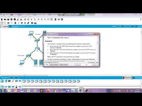 4.4.2.9 - Packet Tracer - Troubleshooting IPv4 ACLs