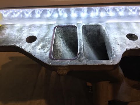 Gasket Matching an Aluminium Edelbrock Intake on a Small Block Mopar 360 and Unboxing New Heads!