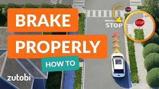 Download lagu How to Brake Properly at a Stop Sign (Tips for DMV Driving Test) mp3
