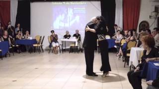 Toto Faraldo y Ruth Manonelas en la Milonga del Club Arquitectura
