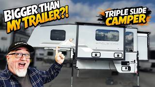 The Slide-in Camper That Made Me Rethink Everything | | Eagle Cap 1165 Triple Slide 🤯 #rvlife