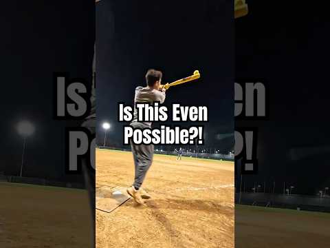 IS THIS POSSIBLE?! #slowpitchsoftball #baseball #hitting #highlights #mlb #shorts #challenge #relay