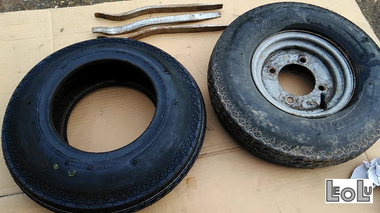 Changer facilement un pneu de remorque
