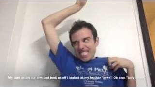 ASL humor true story "Pears" with subtitles