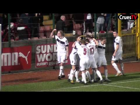 Cliftonville 1 - 3 Crusaders 19th April 2016