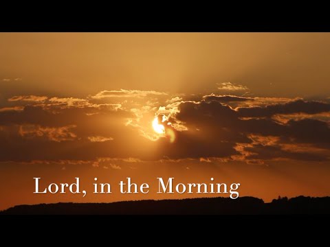 039 SDA Hymn - Lord, in the Morning (Singing w/ Lyrics)