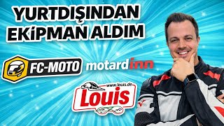 YURTDIŞINDAN MOTOSİKLET EKİPMANI SATIN ALDIM ! (FCMOTO / LOUİS / MOTAR