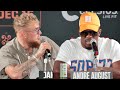 Jake Paul vs Andre August FULL FINAL PRESS CONFERENCE AND FACE OFFS