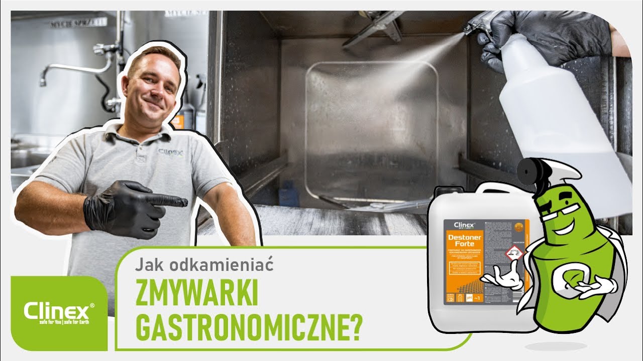 Odkamienianie zmywarek gastronomicznych – ClinexEDU