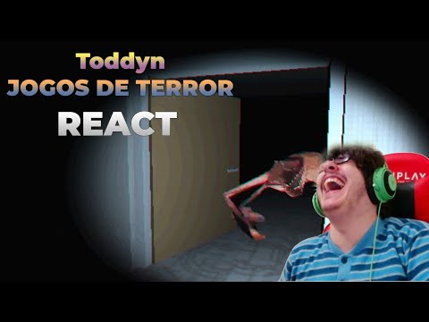 REAGINDO A TODDYN || JOGOS DE TERROR || 😨😨😨😨