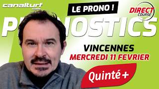 emission video des courses turf pmu du Mercredi 11 février 2026