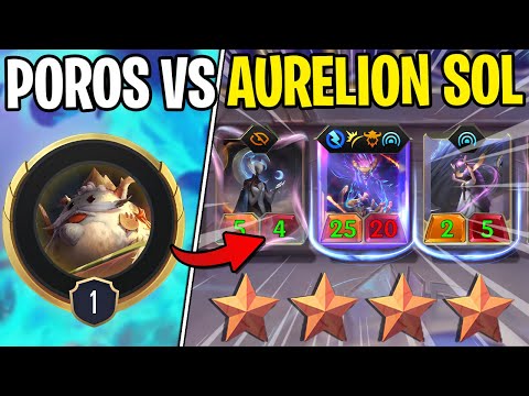 Can LEVEL 1 Poro King Defeat Aurelion Sol? - Legends of Runeterra - YouTube