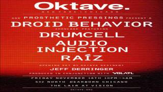 Drumcell live @ Oktave and Prosthetic Pressings , Droid Behavior Showcase Chicago 18.11.11