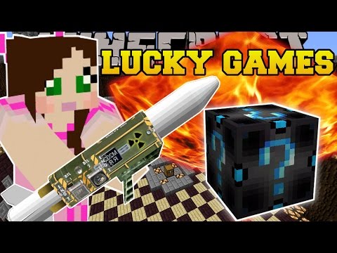 Minecraft: NUCLEAR EXPLOSIVE CHALLENGE GAMES - Lucky Block Mod - Modded Mini-Game