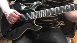 Video thumbnail for 00010 Schecter Black Jack - S-1 Diamond Series , SD PU's w/ 'CoilSplit, electrical guitar by juhtupp