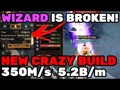 HIGHEST DAMAGE EVER! Wizard NEW HADOUKEN Build! [Diablo Immortal]