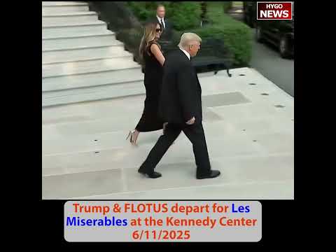 Trump & FLOTUS Les Miserables at Kennedy Center, 1st show Cats & Phantom of Opera; Carbajal/Sec Def