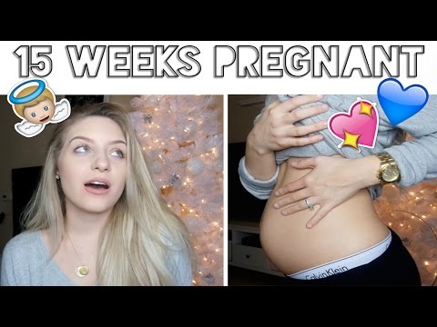 15 Weeks Pregnant Vlog! | Symptoms + Baby Bump