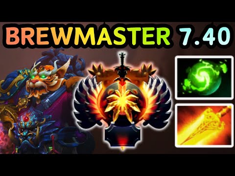 🔥 NEW PATCH 7.40 BREWMASTER OFFLANE NEW SKILL ?!?! | DOTA 2 GAMEPLAY 🔥