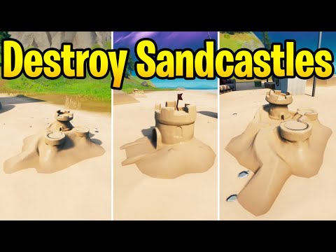 Destroy special sandcastles - Fortnite Challenge Guide