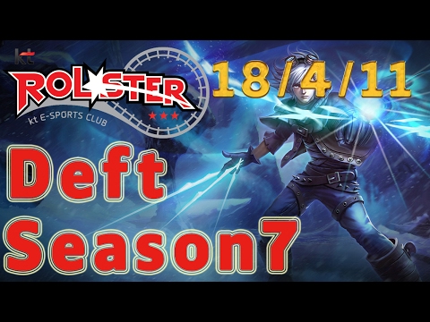 KT Rolster Deft Ezreal ADC vs Varus Patch 7.2