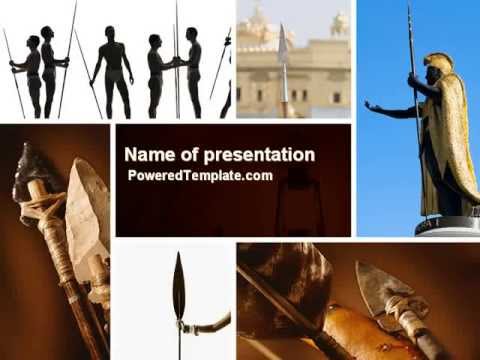 Free Spear PowerPoint Template by PoweredTemplate.com