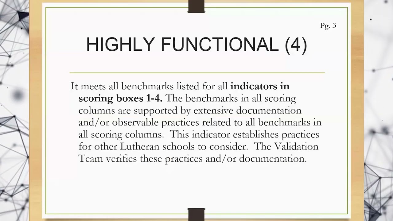 Updated Scoring System for Protocol G