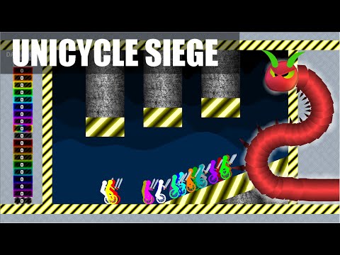 Unicycle Siege x Shutter Crush - Unicycle Battle in Algodoo