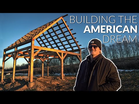 The Ultimate DIY Project: Building a Timber Frame Barn After A One Week Class