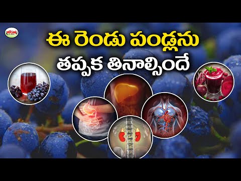 Benefits Of Eating Black Grapes And Beetroot | Telugu Health Tips