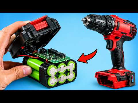 5 Genius ideas! The cheapest ways to repair old drill batteries