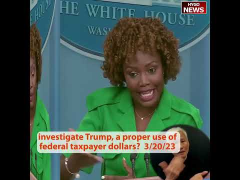 Investigate Trump, A Proper Use Of Federal Taxpayer Dollars?
