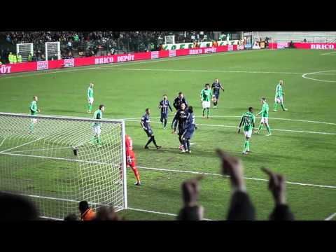 zlatan ibrahimovic Vs ruffier en direct du Kop Nord