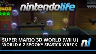 Super Mario 3D World (Wii U) World 6-2 Spooky Seasick Wreck