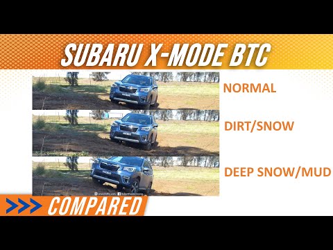 Subaru X-Mode demonstrated on Crosstrek and XV