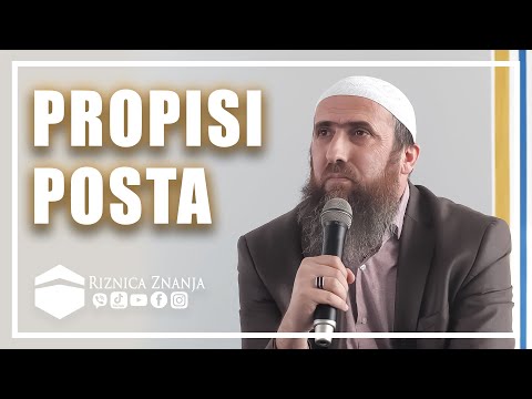 Nedžad ef. Hasanović - Propisi posta / 047 ⁴ᵏ Riznica Znanja