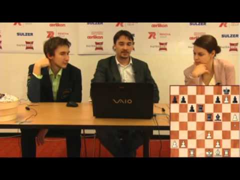 FIDE Grand Prix 2013, Morozevich Karjakin Press Conference R4