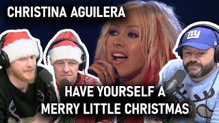 Christina Aguilera - Have Yourself A Merry Little Christmas REACTION!! | OFFICE BLOKES REACT!!