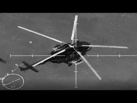 ARMA 3:AC-130 Gunship In Action - Helicopter Guarded Enemy Convoy Destroyed - Simulation