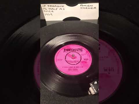 Amen Corner - ( If Paradise Is ) Half As Nice / Vinyl 45 From 1969 .