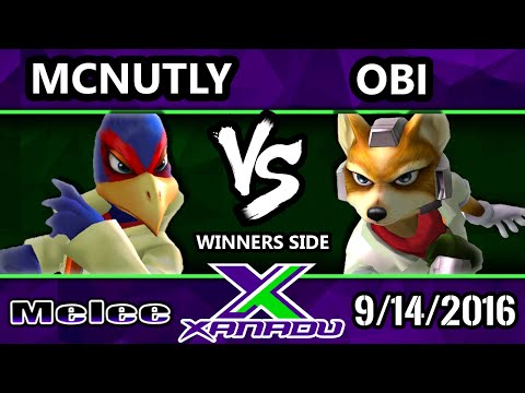 S@X 167 - McNutly (Falco) Vs, Obi (Fox) SSBM Tournament - Smash Melee