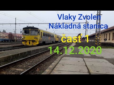 Vlaky Zvolen nákladná stanica(14.12.2020) (Časť 1)
