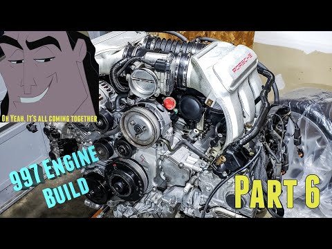 Porsche Engine: Valve Train Timing, AOS and Intake Installed