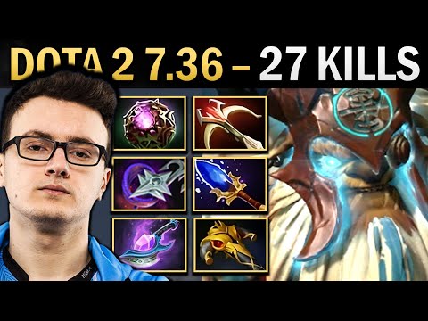 Earthshaker Gameplay Miracle with 27 Kills and Daedalus - Dota 2 7.36