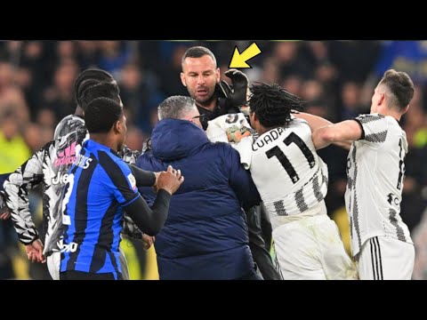 🤯Juan Cuadrado Punched Samir Handanovic on Face 😳 | Cuadrado & Handanovic Full Fight 👀