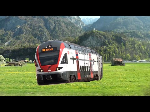 Mitfahrt Zug Chur - Ziegelbrücke, Sargans - Walenstadt