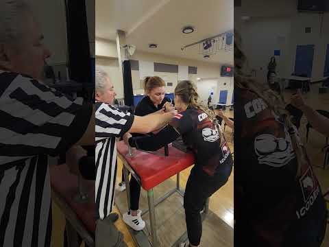 Courtney Huycke vs Ursula Askey 2025 COAC #armwrestling #armfight