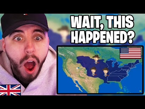 Brit Reacts to A Fun History of America - Simplified