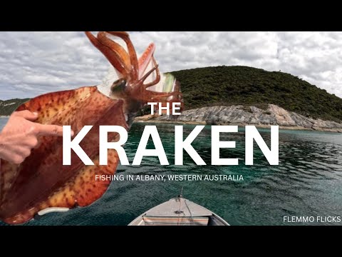 GIANT SQUID - Fishing CRYSTAL CLEAR Water - Western Australia - South West