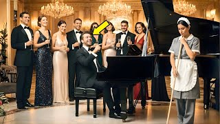 “TE FAÇO MILIONÁRIA SE TOCAR ESTE PIANO!” — MILIONÁRIO ZOMBA DA FAXINEIRA… E ELA SURPREENDE A TODOS